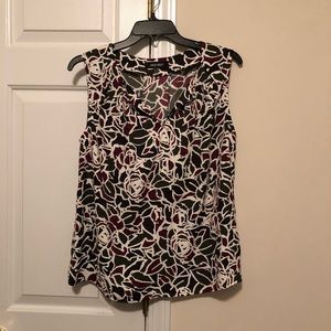 NINE WEST Pine Tree Multi Sleeves Shirt